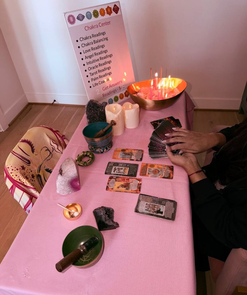 Tarot reading at a Best Love Psychic in Houston