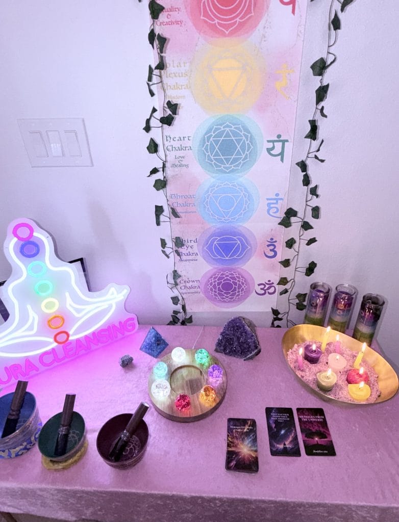 Chakra balancing and healing energy session with Keri in Hoston